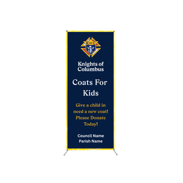 Custom 31.5 x 71 Inch Full Size Vinyl Banner