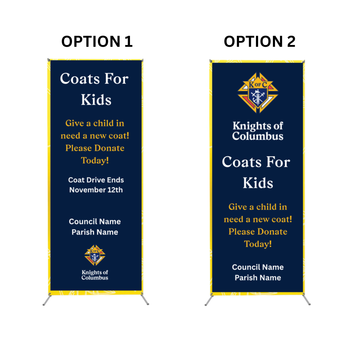 Custom 31.5 x 71 Inch Full Size Vinyl Banner
